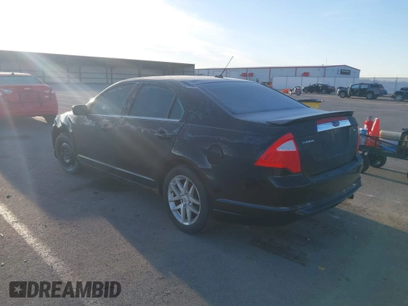 2010 Ford Fusion SEL with VIN 3FAHP0JA5AR174143, listed as a IAAI auction lot 41849295 with 165,544 mi miles. Bid and sale history available at carsss.com. Image 3.
