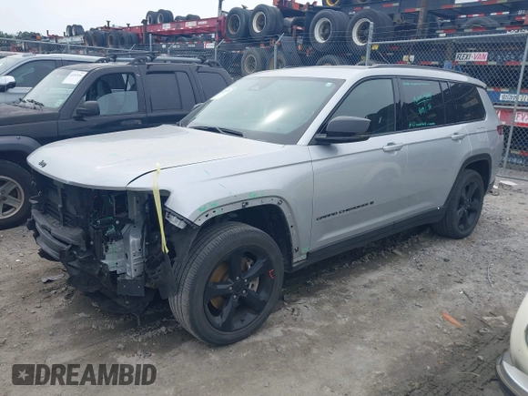 2022 Jeep Grand Cherokee Altitude with VIN 1C4RJJAG2N8581581, listed as a IAAI auction lot 42258980 with 43,725 mi miles and . Bid and sale history available at DreamBid. Image 2.