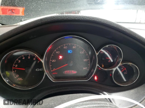 2008 Pontiac G6 GT with VIN 1G2ZH361184123042, listed as a Copart auction lot 43989425 with 177,115 mi miles and Salvage title. Bid and sale history available at DreamBid. Image 9.