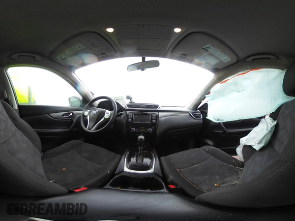 2016 Nissan Rogue SV with VIN KNMAT2MVXGP639517, listed as a IAAI auction lot 41083380 with 92,510 mi miles and . Bid and sale history available at carsss.com. Image 18.