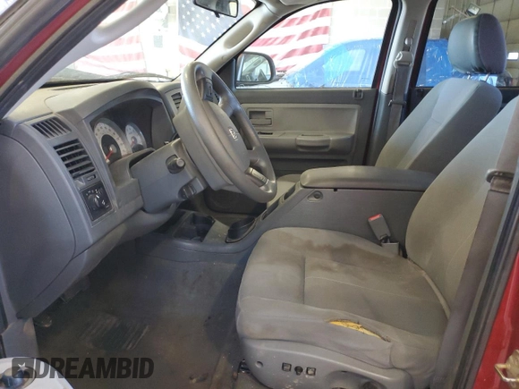 2006 Dodge Dakota SLT with VIN 1D7HW48N46S537370, listed as a Copart auction lot 48364895 with Not provided miles and Salvage title. Bid and sale history available at DreamBid. Image 7.