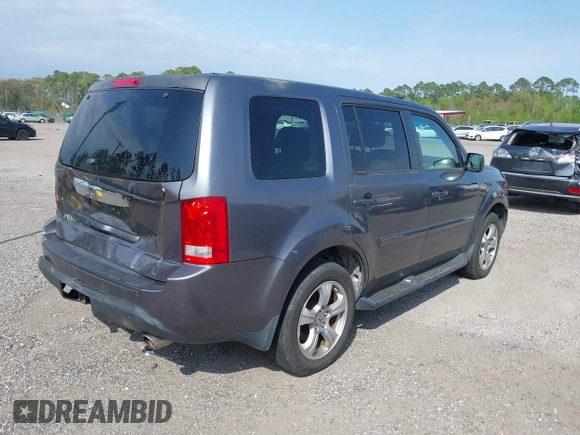 2014 Honda Pilot EX-L with VIN 5FNYF3H53EB003373, listed as a IAAI auction lot 41669568 with 182,452 mi miles. Bid and sale history available at carsss.com. Image 4.