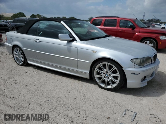 2005 BMW 3 Series 330Ci with VIN WBABW53415PL50056, listed as a Copart auction lot 47931645 with 129,113 mi miles and Clean Title. Bid and sale history available at carsss.com. Image 4.