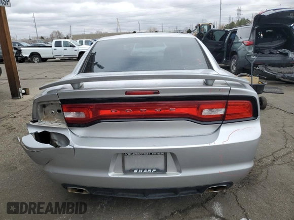 2012 Dodge Charger SE with VIN 2C3CDXBG8CH226859, listed as a Copart auction lot 48325655 with 169,271 mi miles and Salvage Title. Bid and sale history available at DreamBid. Image 6.