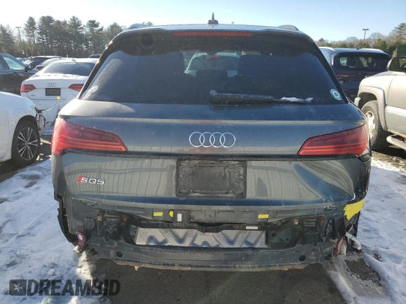 2021 Audi SQ5 Premium Plus with VIN WA1B4AFY8M2053906, listed as a Copart auction lot 88301095 with 60,036 mi miles and Salvage Title. Bid and sale history available at carsss.com. Image 6.