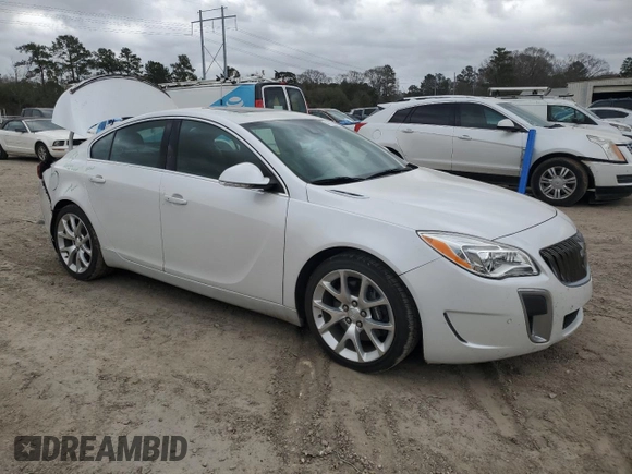 2017 Buick Regal GS with VIN 2G4GT5GX7H9123152, listed as a Copart auction lot 47618405 with 112,106 mi miles and Salvage title. Bid and sale history available at DreamBid. Image 4.