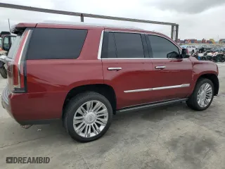 2018 Cadillac Escalade Platinum with VIN 1GYS4DKJ0JR283338, listed as a Copart auction lot 54784774 with 67,766 mi miles and Salvage Title. Bid and sale history available at carsss.com. Image 3.