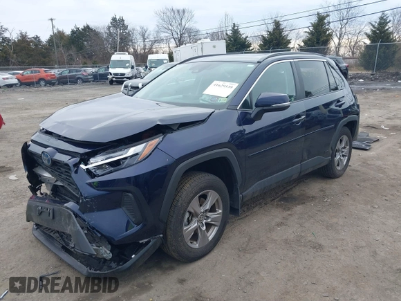 2023 Toyota RAV4 Hybrid XLE with VIN 2T3RWRFV8PW181044, listed as a IAAI auction lot 41629539 with 22,905 mi miles. Bid and sale history available at carsss.com. Image 17.
