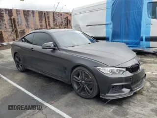 2014 BMW 4 Series 435i with VIN WBA3R1C51EK191792, listed as a Copart auction lot 89140125 with 143,807 mi miles and Salvage Title. Bid and sale history available at carsss.com. Image 4.