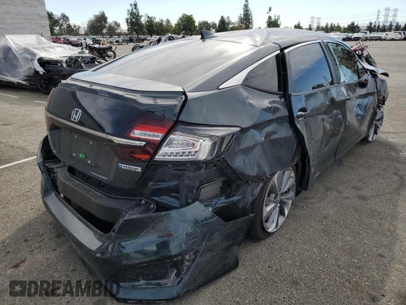 2018 Honda Clarity Plug-In Hybrid with VIN JHMZC5F13JC014386, listed as a Copart auction lot 76424544 with 89,940 mi miles and Salvage Title. Bid and sale history available at carsss.com. Image 3.