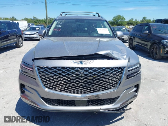 2024 Genesis GV80 with VIN KMUHBDSB7RU164027, listed as a IAAI auction lot 41847987 with 20,092 mi miles and . Bid and sale history available at DreamBid. Image 12.