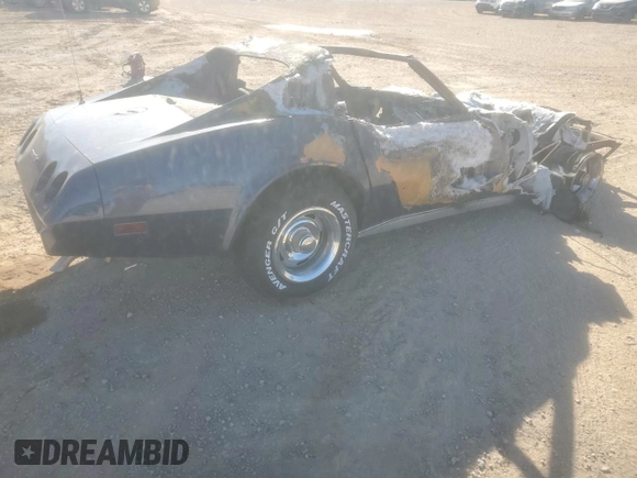 1977 Chevrolet Corvette with VIN 1Z37L7S402607, listed as a Copart auction lot 41851275 with Not provided miles and Clean title. Bid and sale history available at DreamBid. Image 3.