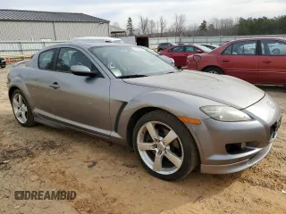 2005 Mazda RX-8 with VIN JM1FE173450156633, listed as a Copart auction lot 47253255 with 115,153 mi miles and Salvage Title. Bid and sale history available at carsss.com. Image 4.