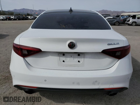 2022 Alfa Romeo Giulia with VIN ZARFAMAN2N7656343, listed as a Copart auction lot 49706275 with 63,524 mi miles and Salvage title. Bid and sale history available at DreamBid. Image 6.