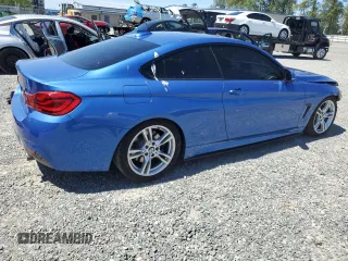 2019 BMW 4 Series 440i xDrive with VIN WBA4W9C54KAF94777, listed as a Copart auction lot 58864545 with 57,584 mi miles and Salvage title. Bid and sale history available at DreamBid. Image 3.