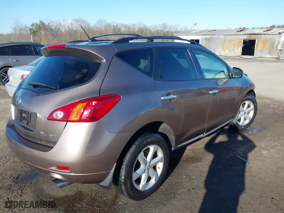2010 Nissan Murano LE with VIN JN8AZ1MW3AW114351, listed as a IAAI auction lot 41884156 with 233,983 mi miles. Bid and sale history available at carsss.com. Image 4.