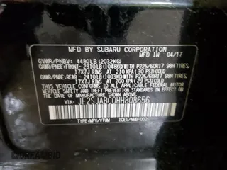 2017 Subaru Forester with VIN JF2SJABC0HH808656, listed as a Copart auction lot 52728685 with 58,764 mi miles and Salvage Title. Bid and sale history available at DreamBid. Image 12.