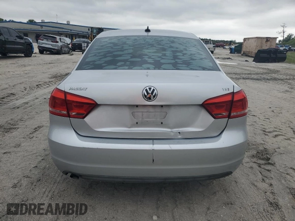 2015 Volkswagen Passat S with VIN 1VWAS7A32FC008542, listed as a Copart auction lot 52530915 with 109,330 mi miles and Salvage title. Bid and sale history available at DreamBid. Image 6.