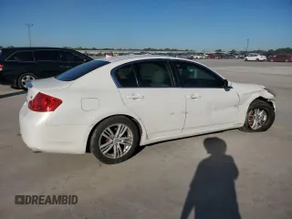 2012 Infiniti G25 Journey with VIN JN1DV6AP2CM811364, listed as a Copart auction lot 73391214 with 108,183 mi miles and Salvage Title. Bid and sale history available at carsss.com. Image 3.