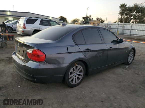 2008 BMW 3 Series 328i with VIN WBAVC57518NK77392, listed as a Copart auction lot 84467444 with 115,417 mi miles and Salvage title. Bid and sale history available at DreamBid. Image 3.