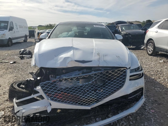 2021 Genesis G80 2.5T with VIN KMTGB4SC8MU044111, listed as a Copart auction lot 87377824 with 17,102 mi miles and Salvage Title. Bid and sale history available at DreamBid. Image 5.