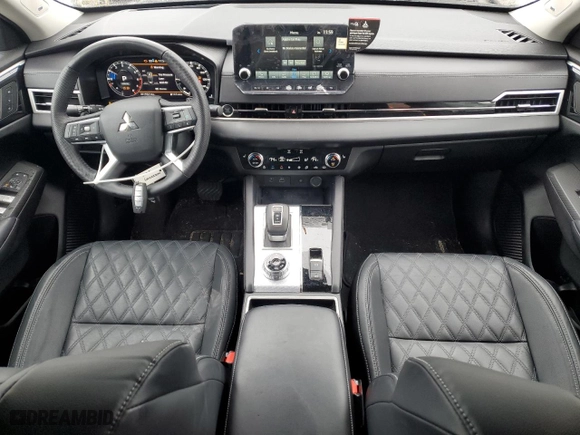 2023 Mitsubishi Outlander SEL with VIN JA4J4VA80PZ043358, listed as a Copart auction lot 44724815 with 21,932 mi miles and Salvage Title. Bid and sale history available at carsss.com. Image 8.