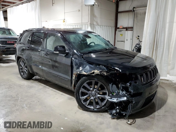 2018 Jeep Grand Cherokee Overland with VIN 1C4RJFCG1JC287784, listed as a Copart auction lot 50391255 with 105,981 mi miles and Salvage title. Bid and sale history available at DreamBid. Image 4.