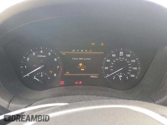 2018 Genesis G80 Sport with VIN KMHGN4JB7JU241017, listed as a Copart auction lot 52548865 with 90,560 mi miles and Salvage title. Bid and sale history available at DreamBid. Image 9.