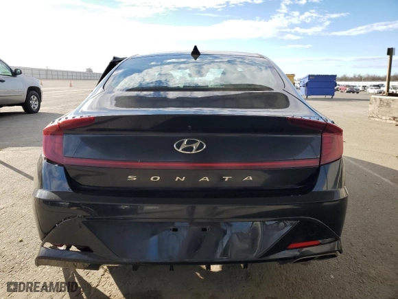 2022 Hyundai Sonata SEL with VIN KMHL64JA0NA219791, listed as a Copart auction lot 44014475 with 54,898 mi miles and Salvage Title. Bid and sale history available at carsss.com. Image 6.