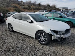 2015 Acura TLX Tech with VIN 19UUB1F50FA024033, listed as a Copart auction lot 50403095 with 84,342 mi miles and Salvage Title. Bid and sale history available at carsss.com. Image 4.