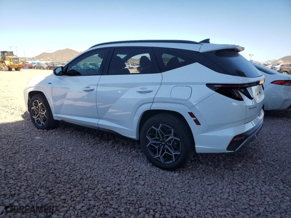 2024 Hyundai Tucson Hybrid N Line with VIN KM8JFCD10RU168200, listed as a Copart auction lot 42628165 with 8,906 mi miles and Salvage Title. Bid and sale history available at carsss.com. Image 2.