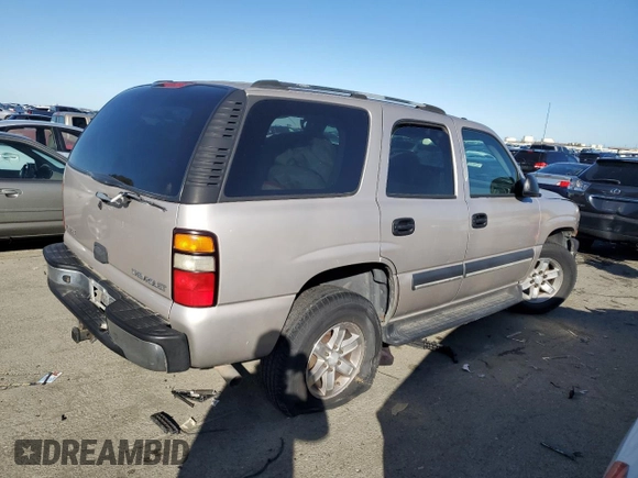 2004 Chevrolet Tahoe LS z VIN 1GNEC13V94R144116, wystawiony jako Copart lot #44201645 z przebiegiem Nie podano mil oraz Czysty tytuł • Clean title. Historia ofert i sprzedaży dostępna na DreamBid. Obrazek 3.