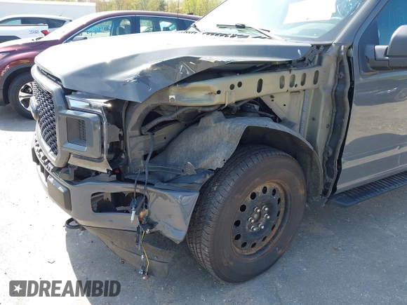 2018 Ford F-150 XL with VIN 1FTEW1EP6JFE00496, listed as a IAAI auction lot 42247235 with 76,858 mi miles and . Bid and sale history available at DreamBid. Image 6.