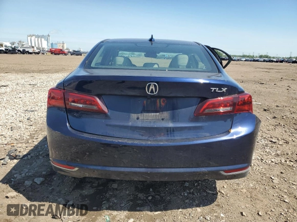 2016 Acura TLX Technology with VIN 19UUB1F5XGA009511, listed as a Copart auction lot 59042585 with 99,932 mi miles and Salvage title. Bid and sale history available at DreamBid. Image 6.