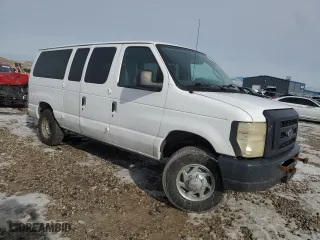2009 Ford Econoline Wagon XL with VIN 1FBNE31L69DA72252, listed as a Copart auction lot 38618574 with 0 mi miles and Salvage Title. Bid and sale history available at carsss.com. Image 4.