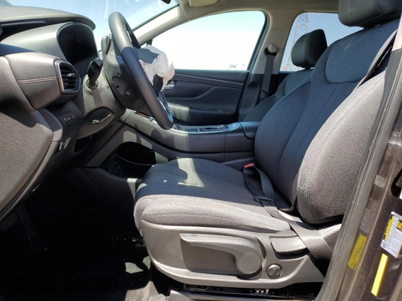 2021 Hyundai Santa Fe SE with VIN 5NMS14AJ2MH366584, listed as a Copart auction lot 57144915 with 62,613 mi miles and Salvage title. Bid and sale history available at DreamBid. Image 7.