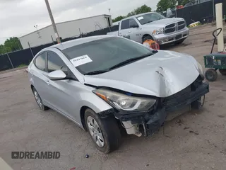2016 Hyundai Elantra SE with VIN 5NPDH4AE0GH702165, listed as a IAAI auction lot 39447664 with 138,276 mi miles and . Bid and sale history available at DreamBid. Image 1.