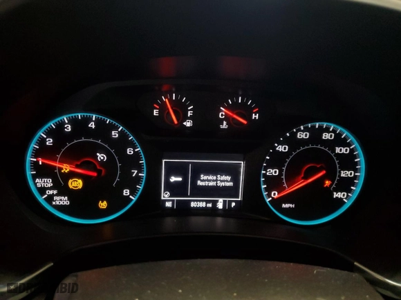 2018 Chevrolet Equinox LT with VIN 2GNAXSEV3J6350724, listed as a Copart auction lot 51218775 with 80,368 mi miles and Salvage Title. Bid and sale history available at carsss.com. Image 8.