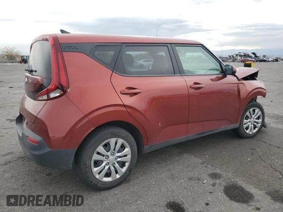 2020 Kia Soul LX with VIN KNDJ23AU2L7115969, listed as a Copart auction lot 42778135 with 62,814 mi miles and Salvage Title. Bid and sale history available at carsss.com. Image 3.