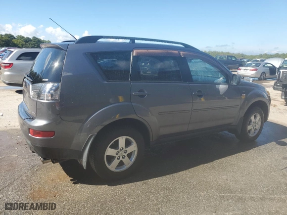 2008 Mitsubishi Outlander LS with VIN JA4MT31X68Z012841, listed as a Copart auction lot 73125604 with 111,015 mi miles and Salvage Title. Bid and sale history available at carsss.com. Image 3.