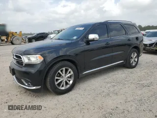 2015 Dodge Durango Limited with VIN 1C4RDHDG9FC809716, listed as a Copart auction lot 51848115 with 135,282 mi miles and Salvage Title. Bid and sale history available at carsss.com. Image 1.