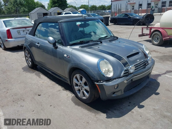2005 MINI Convertible S with VIN WMWRH33495TF82332, listed as a IAAI auction lot 42248941 with 134,862 mi miles and . Bid and sale history available at DreamBid. Image 1.