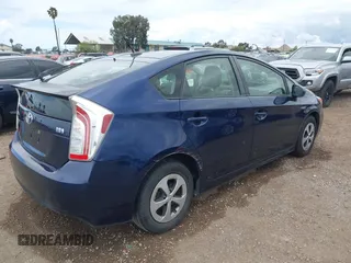 2013 Toyota Prius One with VIN JTDKN3DU4D1724816, listed as a IAAI auction lot 42052277 with 68,755 mi miles and . Bid and sale history available at DreamBid. Image 4.