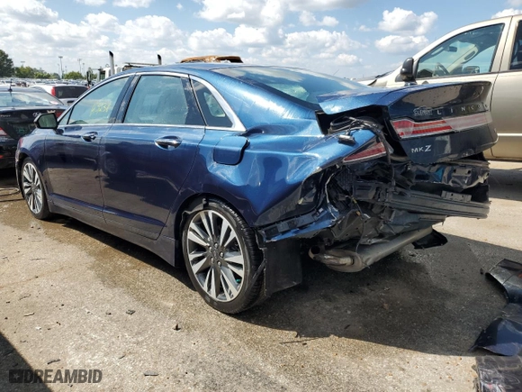 2017 Lincoln MKZ Reserve with VIN 3LN6L5F97HR662475, listed as a Copart auction lot 67546653 with 63,238 mi miles and Salvage Title. Bid and sale history available at carsss.com. Image 2.
