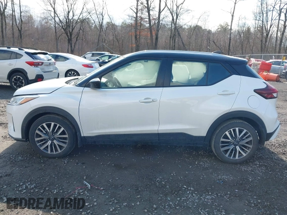 2023 Nissan Kicks SV with VIN 3N1CP5CVXPL549587, listed as a IAAI auction lot 41875114 with 17,354 mi miles. Bid and sale history available at carsss.com. Image 14.