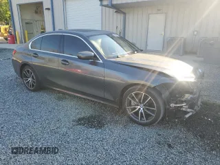 2019 BMW 3 Series 330i xDrive with VIN WBA5R7C56KAJ83409, listed as a Copart auction lot 50089875 with 69,527 mi miles and Salvage Title. Bid and sale history available at carsss.com. Image 4.