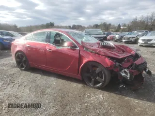 2014 Buick Regal GS with VIN 2G4GU5GX1E9194422, listed as a Copart auction lot 86782214 with 114,726 mi miles and Salvage Title. Bid and sale history available at DreamBid. Image 4.