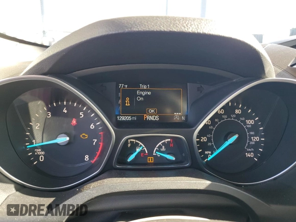 2017 Ford Escape SE with VIN 1FMCU0G9XHUE97127, listed as a Copart auction lot 54074755 with 129,205 mi miles and Clean Title. Bid and sale history available at carsss.com. Image 9.