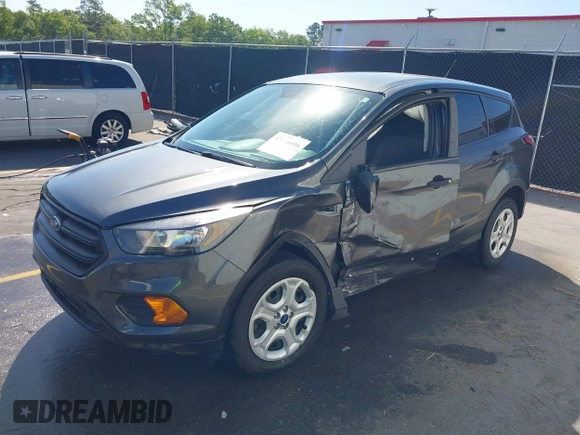 2018 Ford Escape S with VIN 1FMCU0F74JUA33207, listed as a IAAI auction lot 42051496 with 80,130 mi miles. Bid and sale history available at carsss.com. Image 2.