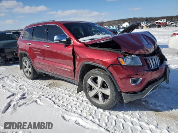 2014 Jeep Grand Cherokee Limited with VIN 1C4RJFBG1EC140971, listed as a Copart auction lot 45890845 with 164,862 mi miles and Salvage Title. Bid and sale history available at carsss.com. Image 4.
